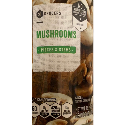 Pieces & Stems Mushrooms