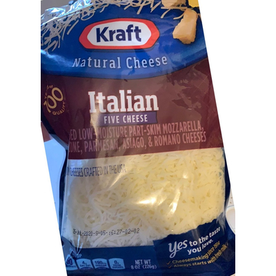 Natural Cheese Italian Five Cheese