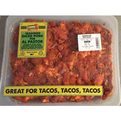 Seasoned Diced Pork for Al Pastor