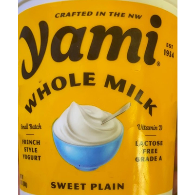 Sweet Plain Whole Milk French Style Yogurt
