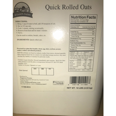 Quick Rolled Oats