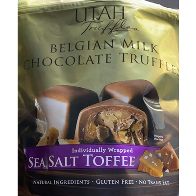 Sea Salt Toffee Belgian Milk Chocolate Truffles