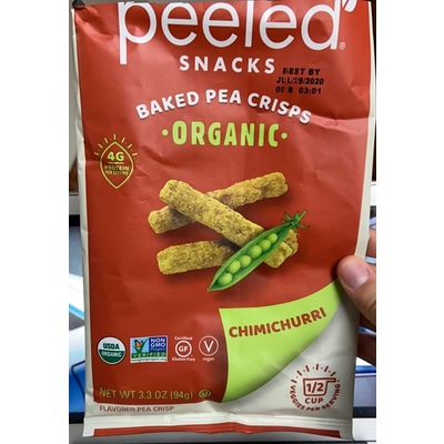 Organic Chimichurri  Baked Pea Crisps