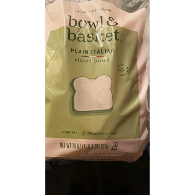 Plain Italian Sliced Bread