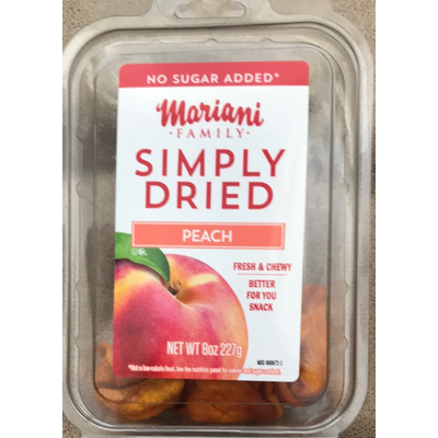 Peach Simply Dried Snack