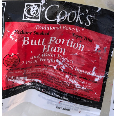 Hickory Smoked Super Trim Butt Portion Ham
