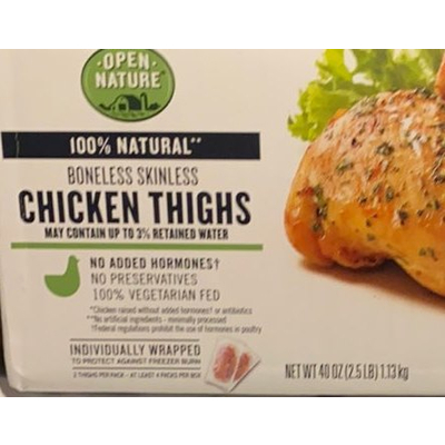 Boneless Skinles Chicken Thighs