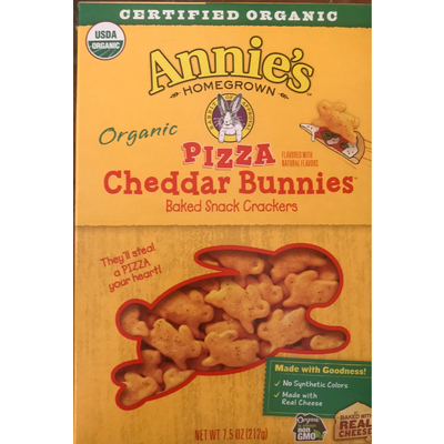 Organic Cheddar Bunnies Pizza