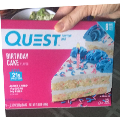 Birthday Cake Protein Bar