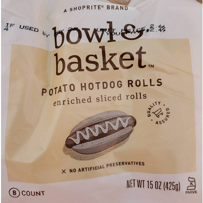 Potato Hotdog Rolls