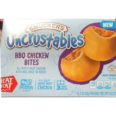 Uncrustables BBQ Chicken Bites
