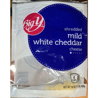 Shredded Mild White Cheddar Cheese