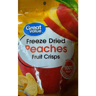 Freeze Dried Peaches Fruit Crisps