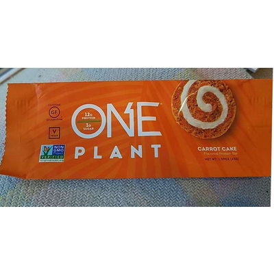 Carrot Cake Flavored Protein Bar