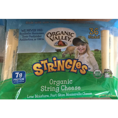 Stringles Organic String Cheese