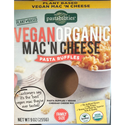 Vegan Organic Mac 'N Cheese Pasta Ruffles