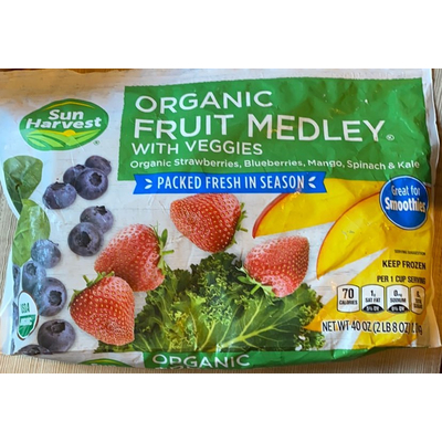 Organic Fruit Medley with Veggies