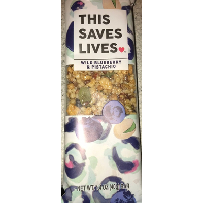 Wild Blueberry & Pistachio Bar