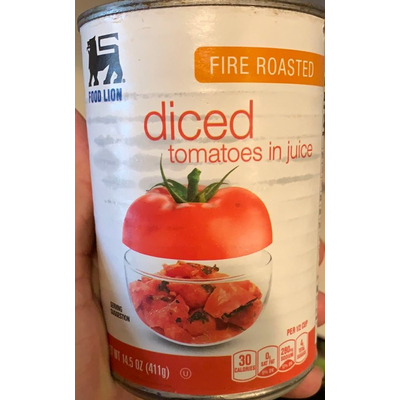 Fire Roasted Diced Tomatoes in Juice