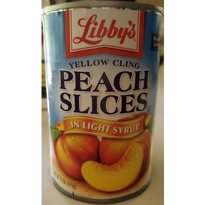 Yellow Cling Peach Slices in Light Syrup