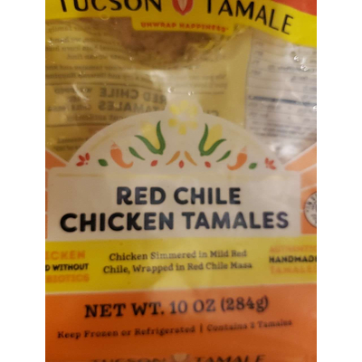 Red Chile Chicken Tamales