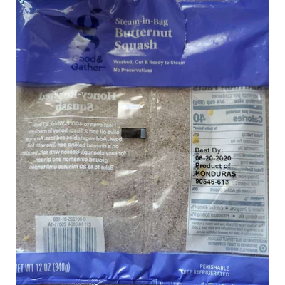 Steam-in-Bag Butternut Squash