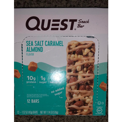Sea Salt Caramel Almond Flavor Snack Bar
