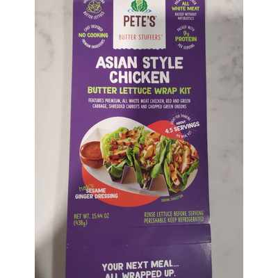Butter Lettuce Wrap Kit, Asian Style Chicken