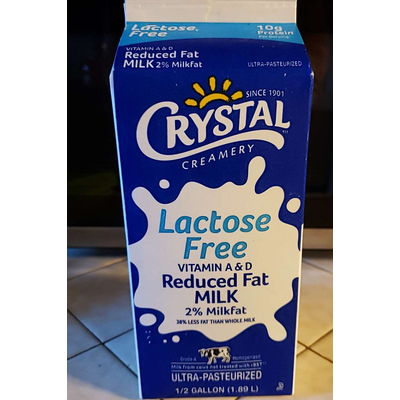 Lactose Free Reduced Fat Milk