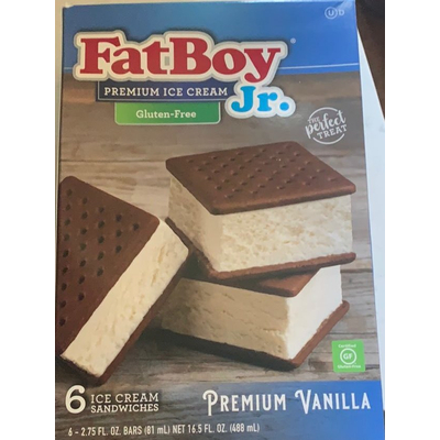 Gluten-Free Premium Vanilla Ice Cream Sandwiches