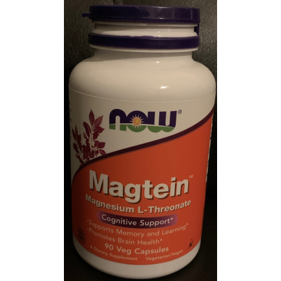 Magtein Magnesium L-Threonate Dietary Supplement Veg Capsules