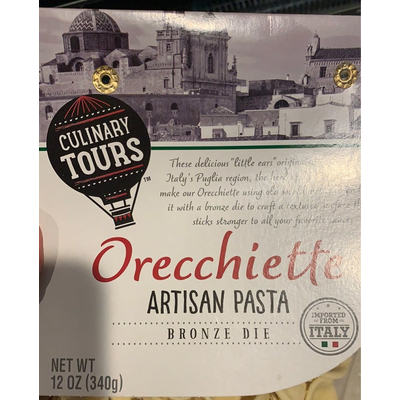 Bronze Die Orecchiette Artisan Pasta