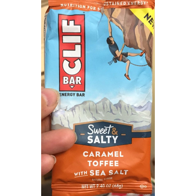 Energy Bar, Caramel Toffee with Sea Salt