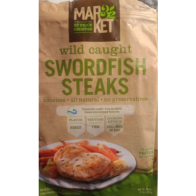 Boneless Wild Caught Swordfish Steaks