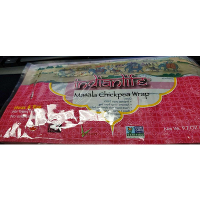 Masala Chickpea Wrap