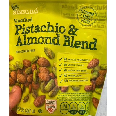 Unsalted Pistachio & Almond Blend