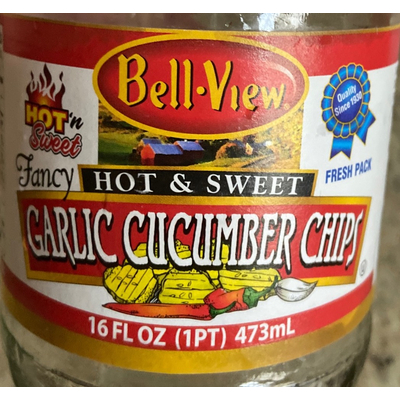 Hot & Sweet Garlic Cucumber Chips