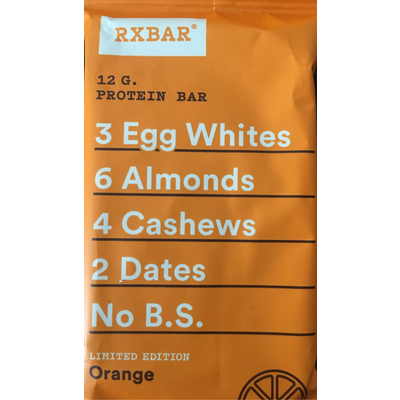 Orange Protein Bar