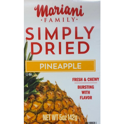 Simply Dried Pineapple
