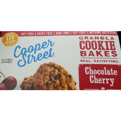 Chocolate Cherry Granola Cookie Bakes