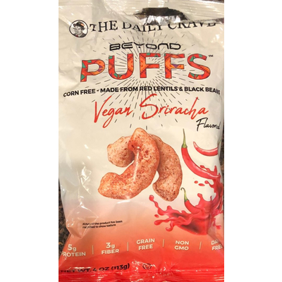 Vegan Sriracha Flavored Beyond Puffs