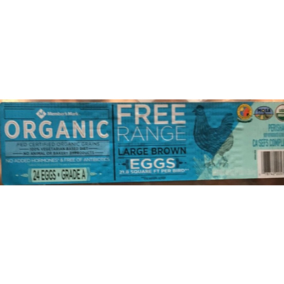 Free Range Eggs, Large Brown