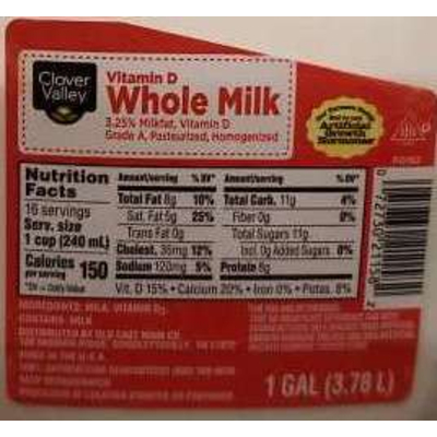 Vitamin D Whole Milk