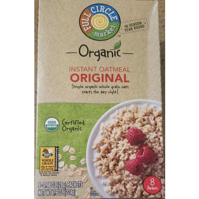 Organic Instant Oatmeal