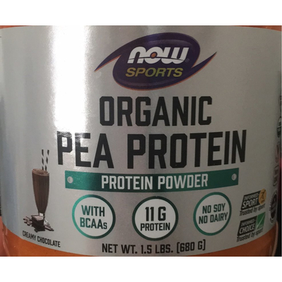 Organic Pea Protein Creamy Chocolate Protein Powder
