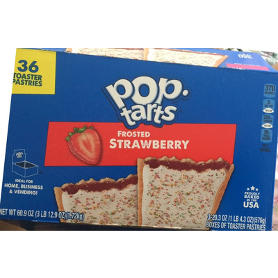 Frosted Strawberry Toaster Pastries