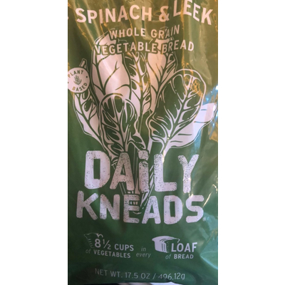 Spinach & Leak Wholegrain Vegetable Bread