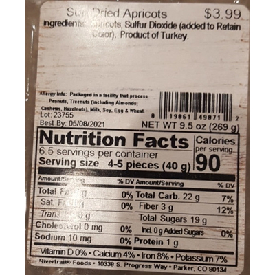 Sun Dried Apricots