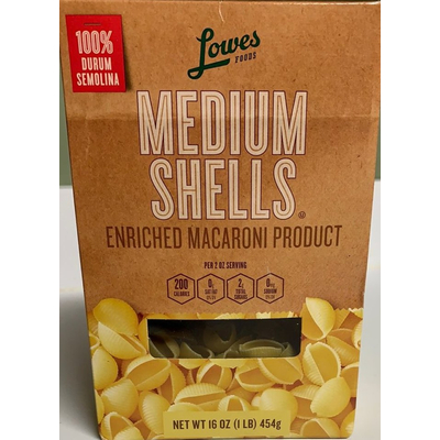 Medium Shells Enriched Macaroni Product