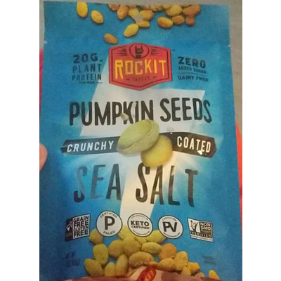 Crunchy Coated Sea Salt Pumpkin Seeds